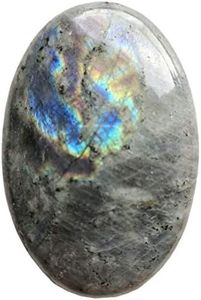 Loveliome Moonstone Polished Stones, Oval Palm Pocket Healing Crystal Massage Spa Energy Stone