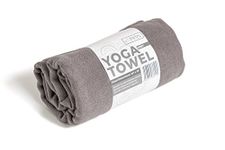 Blue Dove Yoga Microfiber Yoga Towel 72 Inches Long 24 Inches Wide Non Slip Lightweight (Grey)