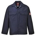 Portwest BIZ2 Men's Flame Resistant Bizweld FR Work Jacket Navy, X-Large