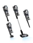 Eureka Cordless Vacuum Cleaner, Stick Vacuum for Home Pet Hair Carpet Hardfloor, Powerful Suction, Dual LED Headlights, 180° Flexible Brush Head, 60 Mins Runtime, Black