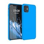 kwmobile Case Compatible with Apple iPhone 11 Case - TPU Silicone Phone Cover with Soft Finish - Radiant Blue