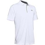 UNDER ARMOUR mens Tech Golf Polo ,Red (600)/Graphite,X-Large