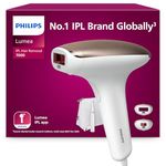 Philips Lumea 7000 Series, IPL Hair Removal Device, Laser Hair Removal Alternative, with Satin Compact Pen Trimmer, 2 Attachments for Body and Face, Model BRI921/00
