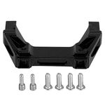 RC Car Rear Bumper Mount, Metal Rear Bumper Mount for Traxxas TRX-4 1/10 RC Crawler Car RC Model Upgrade Replacement Part Accessory(Black)