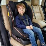 R for Rabbit Jack N Jill NXG Baby Car Seat ECE R44 Certified | Dual Facing with 5-Point Harness, Side Impact Protection & Washable Cover | Safe & Comfortable Travel for Kids (Pure Black)