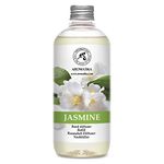 Jasmine Diffuser Refill w/Natural Essential Jasmine Oil 500ml - Best for Aromatherapy - Intensive - Fresh & Long Lasting Fragrance - Scented Reed Diffuser - Great Room Air Fresheners