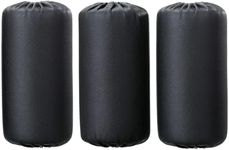 Foam Foot Pads Rollers Set of 3 Pack (8"x4"x20mm) for Home Gym Exercise Machines Equipments Replacements with 1 Inch Rod