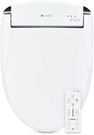 Brondell Swash SE600 Bidet Seat in Elongated White with Air Dryer and Stainless-Steel Nozzle | Nightlight | Deodorizer | Remote Control