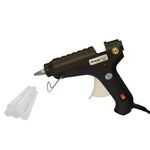 Themisto 40W Hot Melt Glue Gun With Anti Drip For Arts And Crafts, DIY Projects |Leak Proof Glue Gun With Strong Gumming Glue Sticks (25 Pc Glue Sticks, Black)