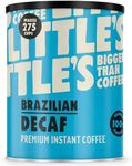 Little's Brazilian Decaf Instant Coffee, 500g Tin - Premium Decaffeinated Instant Coffee, Rich & Smooth - Vegan Friendly, Low Calories, No Added Sugar