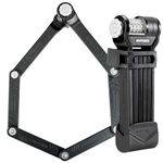 Kryptonite Keeper 585 Folding Combo Bicycle Lock, Black, 3mm x 85cm