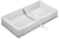 Summer by Ingenuity 4-Sided Changing Pad – Durable Quilted Changing Pad Made with Waterproof Material, Includes Infant Safety Belt with Quick-Release Buckle