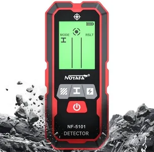 NOYAFA Stud Finder Wall Scanner,5-in-1High Precision Stud Finder for Wood AC Live Wire Metal Magnetic Studs Detection, HD LCD Display, Automatic Calibration, Audio Alarm, IP54 Waterproof