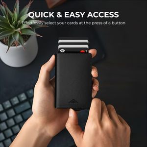 Stealth RFID Card Holder – Slim Silver Wallet for Credit Cards