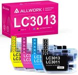 ALLWORK New Version LC3013 3011 Compatible Ink Cartridges Replacement for Brother LC3013 LC3011 Ink Cartridges Works with Brother MFC-J690DW MFC-J491DW MFC-J497DW MFC-J895DW Inkjet Printer 4 Packs