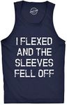 Mens I Flexed and the Sleeves Fell 