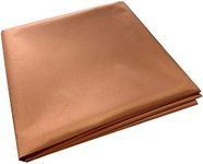 Amerthing Pure Copper Faraday Fabric RF & LF Electromagnetic Fields Gold Color Blocking Fabric 5 Meters (197"x43" inch)