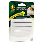 Duck PTY-2 Brand Removable Mounting Poster Putty, 2 oz, White (1436912)