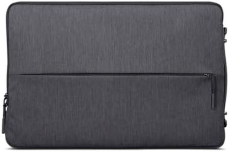 Lenovo Urban Laptop Sleeve 15.6 Inch for Laptop/Notebook/Tablet Compatible with MacBook Air/Pro Water Resistant - Charcoal Grey