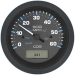 Sierra International 781-684-060P Eclipse Gauge, 3 inch 60 MPH GPS Speedometer