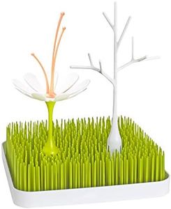 Boon Grass Countertop Baby Bottle Drying Rack with Stem & Twig Accessories, 10.5x7x11.5 Inch (Pack of 1)