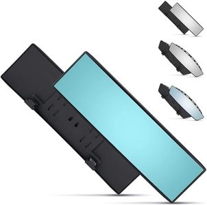 Verivue Universal Panoramic 12-Inch Rear View Mirror, Anti-Glare Wide Angle Car Mirror, Rearview Mirrors Accessory for Baby Rear-Facing, Tint flat Mirrors for Cars and SUVs.