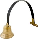 Door Chime for Business When Entering - Shopkeepers Bell for Door Opening - Door Bell for Door Opening Solid Brass Metal Door Bell for Business Entry with Black - Door Entry Chime Bell Ringer