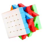 D ETERNAL Moyu 5X5X5 High Speed Stickerless Puzzle Cube For 14 Years And Up, Teen