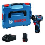 Bosch Professional 12V System GSR 12V-35 HX Cordless Drill/Driver (20+1 Torque Settings, incl. 2 x 3.0 Ah Rechargeable Batteries, GAL 12V-40 Charger, L-BOXX 102)