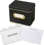 Jot & Mark Recipe Card Complete Gift Box | Decorative Recipe Tin Box