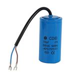 CD60 250V AC Run Capacitor,150uF Start Run Motor Capacitor,for Motor Air Compressors etc with Frequency of 50Hz and 60Hz