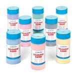 Baker Ross ET322 Coloured Sand (Pack of 8), Assorted