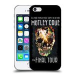 Head Case Designs Officially Licensed Motley Crue All Bad Things Final Tours Soft Gel Case Compatible With Apple iPhone 5 / iPhone 5s / iPhone SE 2016