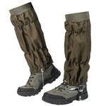 Fnina Thicken Oxford Snake Gaiters Snake Bite Protection Gaiters for Lower Legs Gaiter for Hiking Hunting Snake Proof Waterproof Snow Boots Cover One Size Adjustable Legging Gaiters for Men & Women