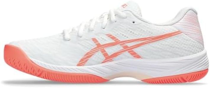 ASICS Women's Gel-Game 9 Sneaker, White/Sun Coral, 7 UK
