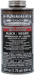 Custom Shop Barrier Bond Black Rubberized Undercoating Sound Deadener - Quart Can with 28 Fluid Ounces