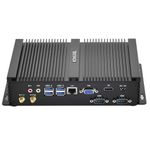 KINGDEL Fanless Mini PC, 4 Cores i5-8250U 8th Gen. CPU, 32GB DDR4 RAM 1TB SSD, W-11 Pro, 4K (4096x2304), 2xCOM RS232, 4xUSB 3.0, HD VGA for Business/Office/Home Use