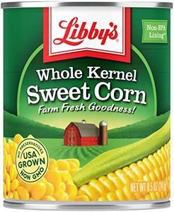 Libby's Whole Kernel Sweet Corn | 100% Sweet Corn | Naturally Sweet Flavor | Golden Yellow | Just-Off-the-Cob Crispness | Kosher | 8.5 ounce cans (Pack of 12)