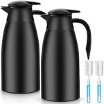 Norme 2 Pcs 68 oz Thermal Coffee Ca