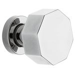 Baldwin 5073 Pair of Estate Knobs Without Rosettes, Polished Chrome