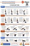 Lifepro Whole Body Vibration Plate Workout Poster - Comprehensive Vibration Plate Exercise Machine Exercise Poster with Training Suggestions & Detailed Instructions in Convenient Workout Chart