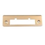 DOITOOL Door Lock Plate Stainless Steel Strike Plate for Home Yellow