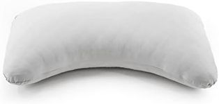 Honeydew Queen Side Pillow Case - Fits The Scrumptious and Essence Curved Pillows for Side Sleeping - Comfortable and Soft Cooling Bamboo Fabric - Queen Size (Silver Lining Grey)