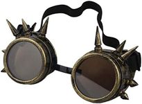 Agile-shop Spiked Retro Vintage Victorian Steampunk Goggles Glasses Welding Cyber Punk Gothic Cosplay