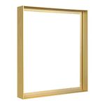 Frame for 24x36 Canvas Painting, FOLKOR Metal Canvas Frame with 1.5" Deep, DIY Modern Floater Frame for Oil Paintings Portrait Landscape Living Room Bedroom Home Office Wall Art Decor (Gold)