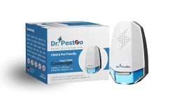 Ultrasonic Pest Repeller, Silent Electronic Pest Repellent Plug in Indoor Pest Control, Insect Mosquito Killer Machine, Mosquito Repellent for House,Lizard, Rat, Cockroach ((Pack of-1))