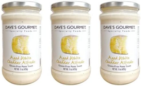 Dave's Gourmet Aged White Cheddar Alfredo Pasta Sauce - 3 Jars