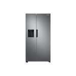 Samsung Series 7 American Style Fridge Freezer, Features SpaceMax™ and Twin Cooling Plus™ Technology, Ice Dispenser, Silver, Model: RS67A8811S9