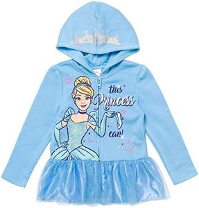 Disney Princess Cinderella Infant Baby Girls Zip Up Hoodie 18 Months