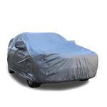 PROTEGO All Weather Protection Car Cover for Mahindra Armada | Anti Dust, 100% Waterproof, Durable Cover - Triple Stitched Elastic Grip with Mirror Pocket |(Grey)